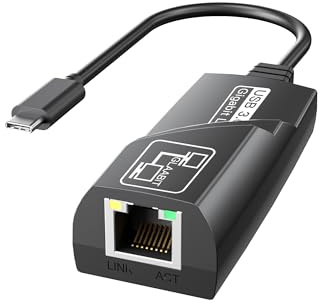 BYEASY USB C Ethernet Adapter Gigabit Geschwindigkeit für MacBook, iPad Pro und mehr. RJ45 LAN Adapter Treiberfrei, 10/100/1000 Mbps RJ45 Netzwerkadapter für ultimative Konnektivität