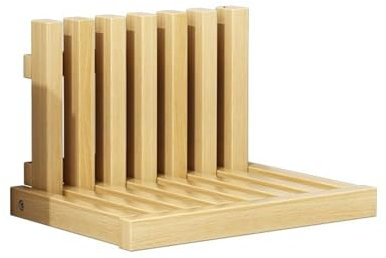 WAGLOS Unsichtbarer Klappstuhl zur Wandmontage, Haushalts-Schuh-Tragesessel, Massivholz, Klapphocker für Wohnzimmer, Schlafzimmer, Eingangsbereich, Büro, B