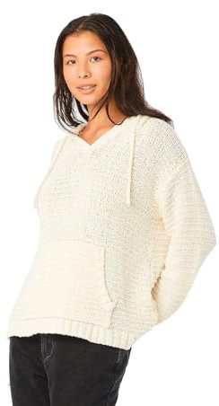 Rip Curl Herren Classic Surf Poncho Sweater Pullover, Cremeweiß, L