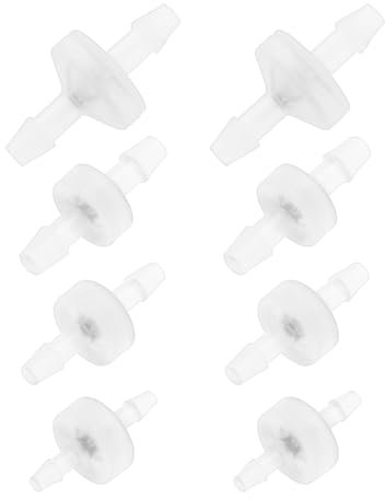 Create idea 8 Stück 3mm 4mm 5mm 6mm Kunststoff Rückschlagventil Set Öl- und Ozonbeständig für Wasser Kraftstoff Gas Flüssigkeit Luft Fischtank Chemische Industrie