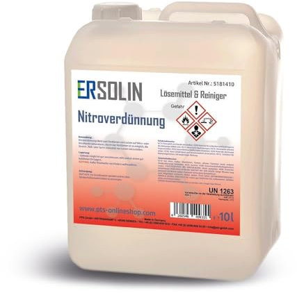Diluizione nitro | diluizione | diluente | diluente | diluente | detergente | tanica di plastica da 10 l