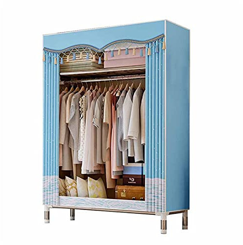 LAMEDOAT Leinwand-Kleiderschrank, Schlafzimmermöbel, Schrank, temporärer Kleiderschrank, Kleidungsaufbewahrung, Organizer, Aufbewahrungsregale für Aufbewahrungstaschen, Spielzeug, Schuhe, Wohnzimmer,