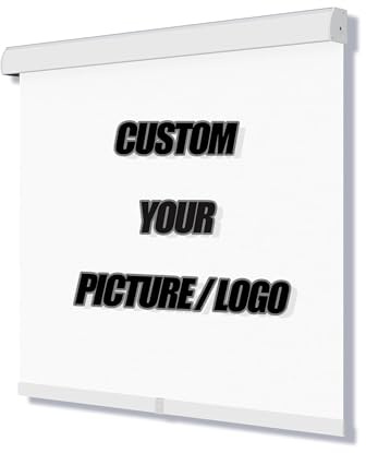 SLKWDOBD Custom Blackout Roller Shades for Windows, Personalized Image Picture Logo Pull Down Roller Blinds, Light Filtering Shades with Spring System, UV Protection for Home, Office(58 W x 72 H)