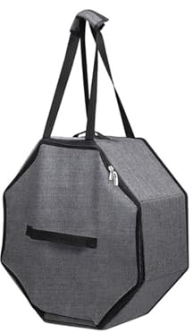 YEJBBUC Caja de almacenamiento para sombreros, a prueba de polvo, portátil, protector de sombreros de viaje, caja organizadora