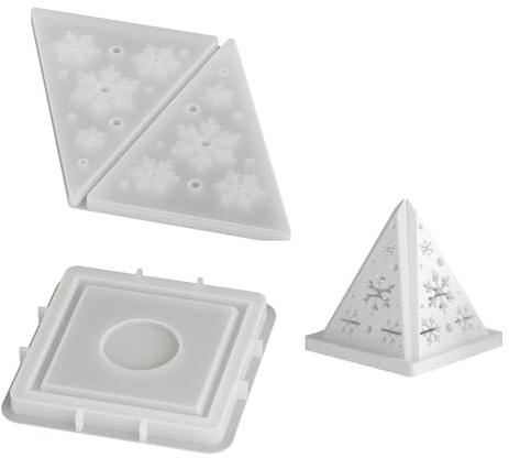 Portacandele Versatili Stampo In Silicone Portacandele Piramidale Creativo Per La Decorazione Della Casa E Regali Piramide