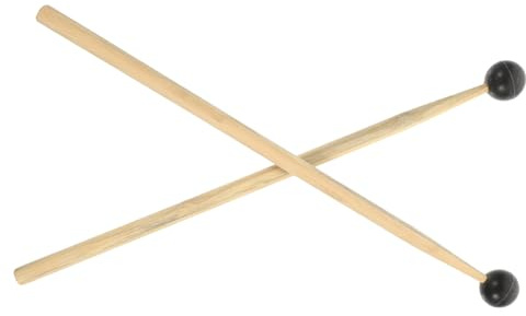 Parliky 2 piezas Baquetas de Percusión Profesionales para de Lengua y Xilófono Palillos Resistentes y Duraderos para Instrumentos Musicales Accesorio Práctico para Actuaciones
