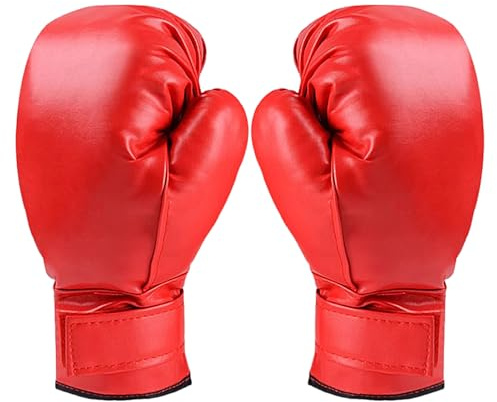 Mens Boxing Gloves - Shockproof Training Mitts, Abrasion Resistant Sport Tool, Kickboxing Punching Gear | Durable Padded Gloves For Gym Workouts Boxing Machines Martial Arts Practice