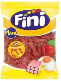 Fini Gommes Super Acides Fraise, Grand Sachet 1 kg, Acidulé Extrême, Format Professionnel
