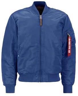 Alpha Industries 191118-389-S Chaqueta, Hombre, Azul (Océano Blue 389), Small (Tamaño del fabricante: S)