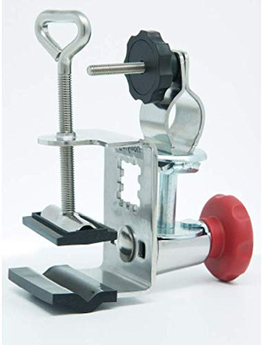 Duo-Masterholder für Geländer bis 50 mm Ø für Schirmstöcke bis 38 mm