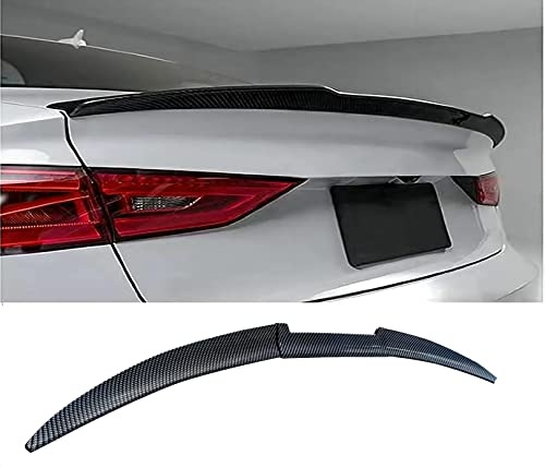 ZECHAO Coche Aleron Trasero para BMW Serie 3 Series 3er/M3 F80 G20 F30 E90 2005-2024, Alerón Trasero de Coche Spoiler Accesorios Coche,Carbon Fiber Look