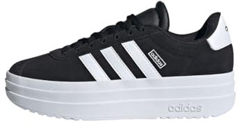 adidas Unisex Kinder VL Court Bold Shoes JUNIOR, Core Black/Cloud White/Cloud White, 39 1/3 EU