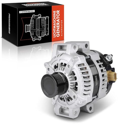 Frankberg Lichtmaschine Generator Kompatibel mit Nitro 2.8L 2007-2012 Cherokee KJ 2.5L 2.8L 2001-2008 Cherokee KK 2.8L 2008-2012 Wrangler III JK 2.8L 2007-2017 Replace# 04801338AB