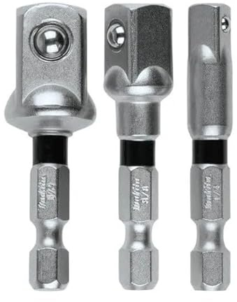Makita Impact XPS Mixed Bit Socket Adapter, 50 mm (3 Pieces Set)
