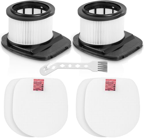 IZ201UK IZ380UK Filter Replacement for Shark DuoClean Anti-Hair Wrap Vacuum | IZ201UKT IZ202UK IZ251UK IZ252UK IZ103UKGB IZ370UK IZ380UKT, 2 HEPA Filters and 2 Foam & Felt Filters