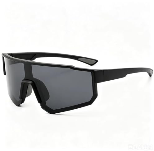 faliring Sportbrille Fahrradbrille Sonnenbrille Schnelle brille für Herren und Damen,Schutz Windschutz Radsportbrille für Outdooraktivitäten Autofahren Fischen Laufen Wandern (eisenhaltig)
