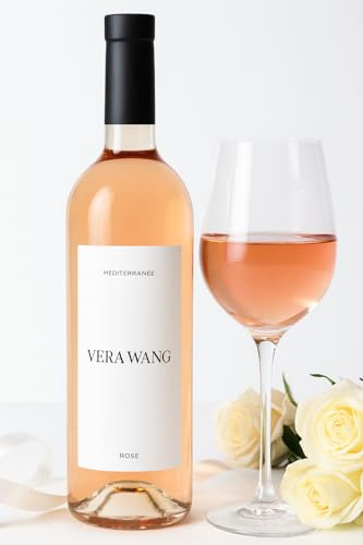 Vera Wang Rosé Méditerranée – Premium Mediterranean Rosé Wine by Designer Vera Wang, Elegant & Refreshing, Light & Fruity - Elegant Rosé Wine for Weddings, Parties & Gifts