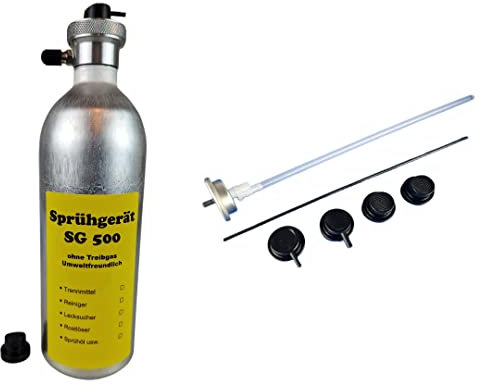 500 ML wiederbefuellbare aria compressa spray Aerosol con di bottiglia per olio da taglio antiruggine rilevatore di perdite Spray Lubrificante di e taglio Mitel ecc.