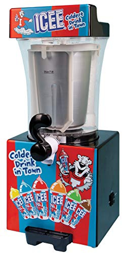 iscream Máquina de granizados ICEE de tamaño de encimera original de la marca ICEE. Gira tus ingredientes preenfriados con tu hielo en granizados ICEE