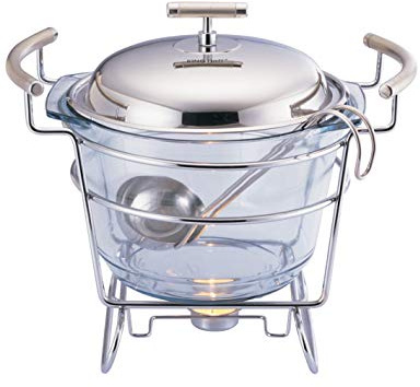 Chauffe-plat avec insert en verre 4 l (modèle 2)