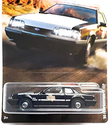 Matchbox '93 Ford Mustang LX SSP Police 2/12, Black