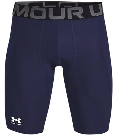 Under Armour Herren UA HG Armour Lng Shorts, leichte kurze Sporthose, atmungsaktive Kompressions-Herrenshorts mit Strength Pocket-Eingrifftasche