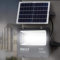 Faro Led Esterno 100W con Pannello Solare Luce Bianco 6000K Ultra-Luminoso 1000LM Lampada Faro Faretto con Telecomando Funzione Timer e Sensore Crepuscolare Faretti Risparmio Energetico IP65