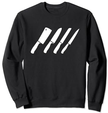 Set de couteaux de boucherie Dessin Omnivore Viande Sweatshirt
