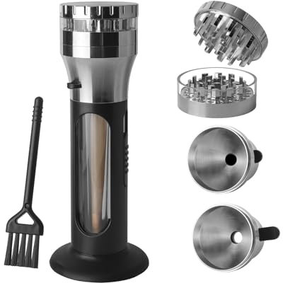 Free Boy 2-In-1 Herb Grinder Cone Loader Grinder Roller,Portable Grinder and Cone Filler,All-In-One Rolling Machine for King Size,Kitchen Use