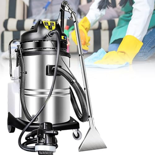 GYQSSD Extractor De Limpieza Profunda Acero INOX 3 En 1,Máquina Limpiadora De Alfombras 20l/30l/40l,Máquina Limpiadora De Manchas De Tapicería, Alfombras,Tapetes,Escaleras Y Automóviles,40L