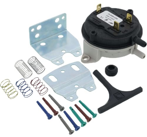 NS2000001 - ClimaTek Upgraded Universal Gas Furnace Air Pressure Switch Kit Replaces Cleveland Controls