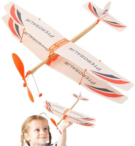 Rubber Band Airplane Kit | Rubber Band Realistic Airplane Models Children Funny Teaching Tool, Cute Airplane Models for Fine Motor Skills
