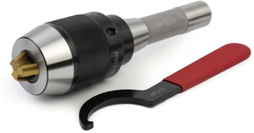 Kraciva 1/32-5/8 Integrated R8 Keyless Drill Chuck Special Titanium Jaws for Vertical Milling Machines, Drilling and Milling MJachines, CNC Machining Centers, Etc (R8-5/8(APU16))