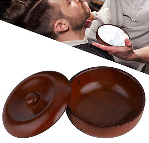 Tomotato Bol Raser Bois, Crème Savon, Couvercle Mousse | bol rasage homme, bol savon mousse, crème barbe for rasage traditionnel, soins visage homme, toilette matin