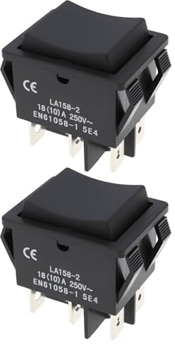 EMSea 2 Interruptores de Control Eléctrico LA158-2 de 10 A Y 250 V para Polipastos Cabrestantes Y Grúas Eléctricas