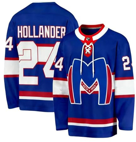 Heated Rivalry Jersey Hollander Ilya Rozanov Hockey Jersey 04-Blue M