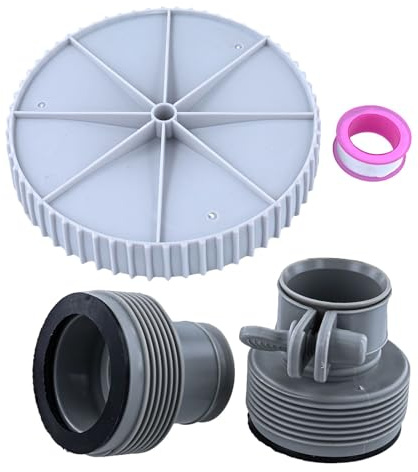 Homeponnew Summer Wave Kit de conversion de pompe Skimmer pour piscines hors sol SFX1000 et SFX1500 – Comprend 2 adaptateurs de tuyau de type B, pompe à sable, ruban adhésif et joint d'étanchéité en