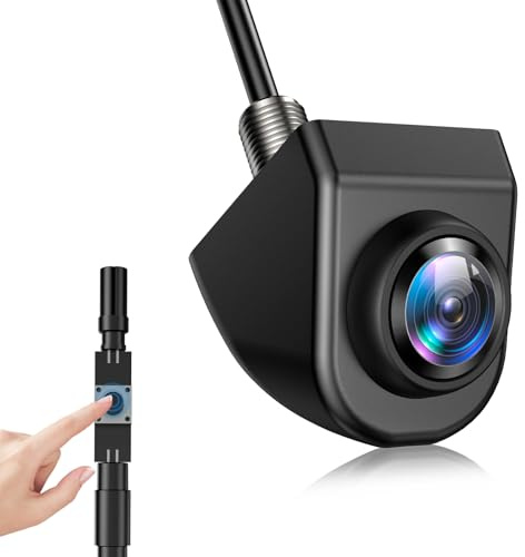 AUTO-VOX Rückfahrkamera Auto : 6 Systeme auf Knopfdruck, Keine Fischaugenoptik,OEM Look für Verdeckten Einbau,1080P HD-Bild,IP69K Wasserdicht Rückfahrkamera für Auto, SUV, Pkw