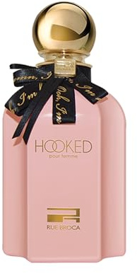 Rue Broca HOOKED Pour Femme Eau de Parfum – 100ml | Feminine, Confident, and Glamorous Fragrance | Blend of Blackberry, Rose & Vetiver