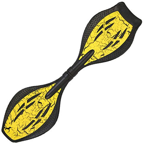 LZY Skateboards Vitality Board Schlangenbrett Waveboard Concaved Caster Board Street Plastikdeck Skateboard mit beleuchteten Rädern, Unisex, Erwachsene, Kinder