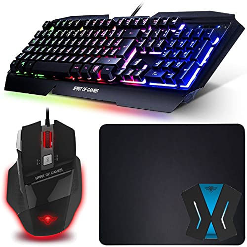 HND Pack Clavier Souris Switch Pro-K5 RGB et Convertisseur