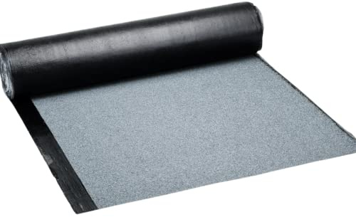 DSTOCK60 - Rouleau 3 Mètres de feutre bitume vert schiste espagnol – Largeur 1 m – Couvre 3 m² - Découpe au mètre - Etanchéité toiture, niche, cabane...