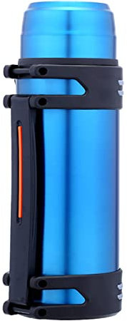 Vacuum Travel Bottle Thermos Giant Flask 5L, Thermo Bottle, Stainless Steel Oversized Capacity Vacuum Insulated Thermal Reusable Water Bottle, for Home Outdoor (Black) (Blue,1000ml)