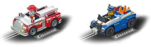 Carrera PAW Patrol - Marshall & Chase Auto, 2 Count, Kinder, Cartoon, Mehrfarbig, 3+ Jahre, unisex