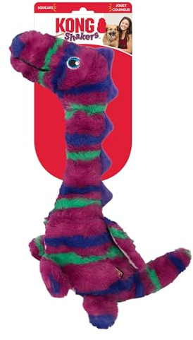 KONG Shakers Honkers Hundespielzeug Drache, Plüsch, groß
