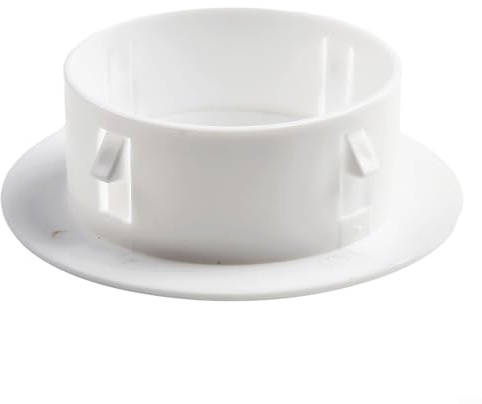 Schutzschlitze, dekorative Kappe für Wandlochabdeckung, abnehmbares Design, 60 mm, Weiß (80 mm)