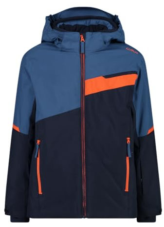 CMP Jungen-Skijacke aus Twill, Schwartz-Blau, 140
