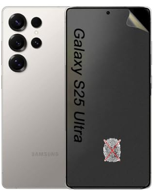3x matte Displayfolie für Samsung Galaxy S25 Ultra 5G 6.8 | Blendschutz matte Schutzfolie,Anti-Fingerabdruck Displayschutzfolie