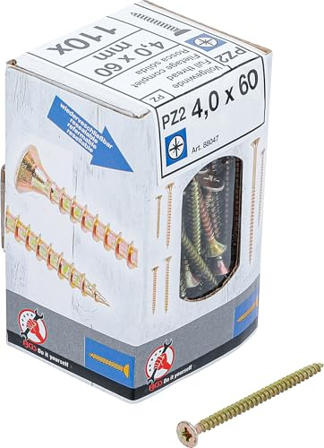 BGS Diy 88005 | Viti multiuso | Torx T20 | 4,0 x 50 mm | 120 pezzi