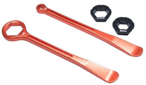 Cpolebev 10 mm/13 mm/22 mm/27 mm/32 mm Reifenheber Werkzeug Motorrad Reifenwechsel Set Schraubenschlüssel Set Combo Hebel Kit Reifenreparaturwerkzeug D